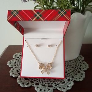 Holiday Lane necklace and earrings.